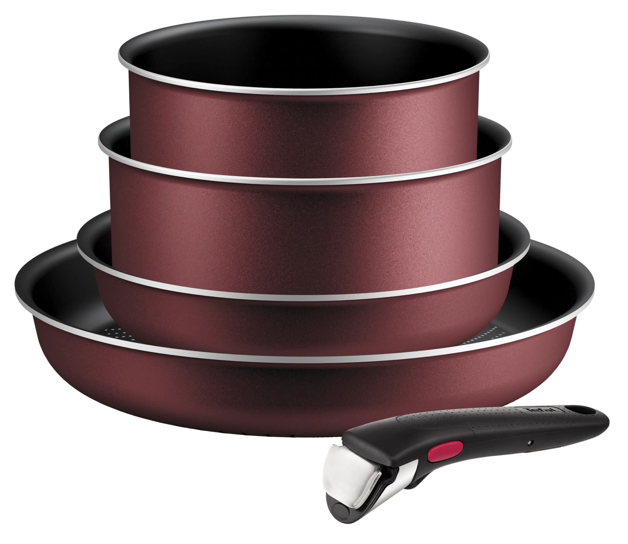 Zestaw garnków Tefal Ingenio Simply Cook L7249602 Indukcja Aluminium 5 elementów