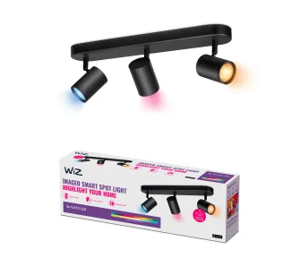Reflektor WiZ Imageo 3x GU10 LED Czarny