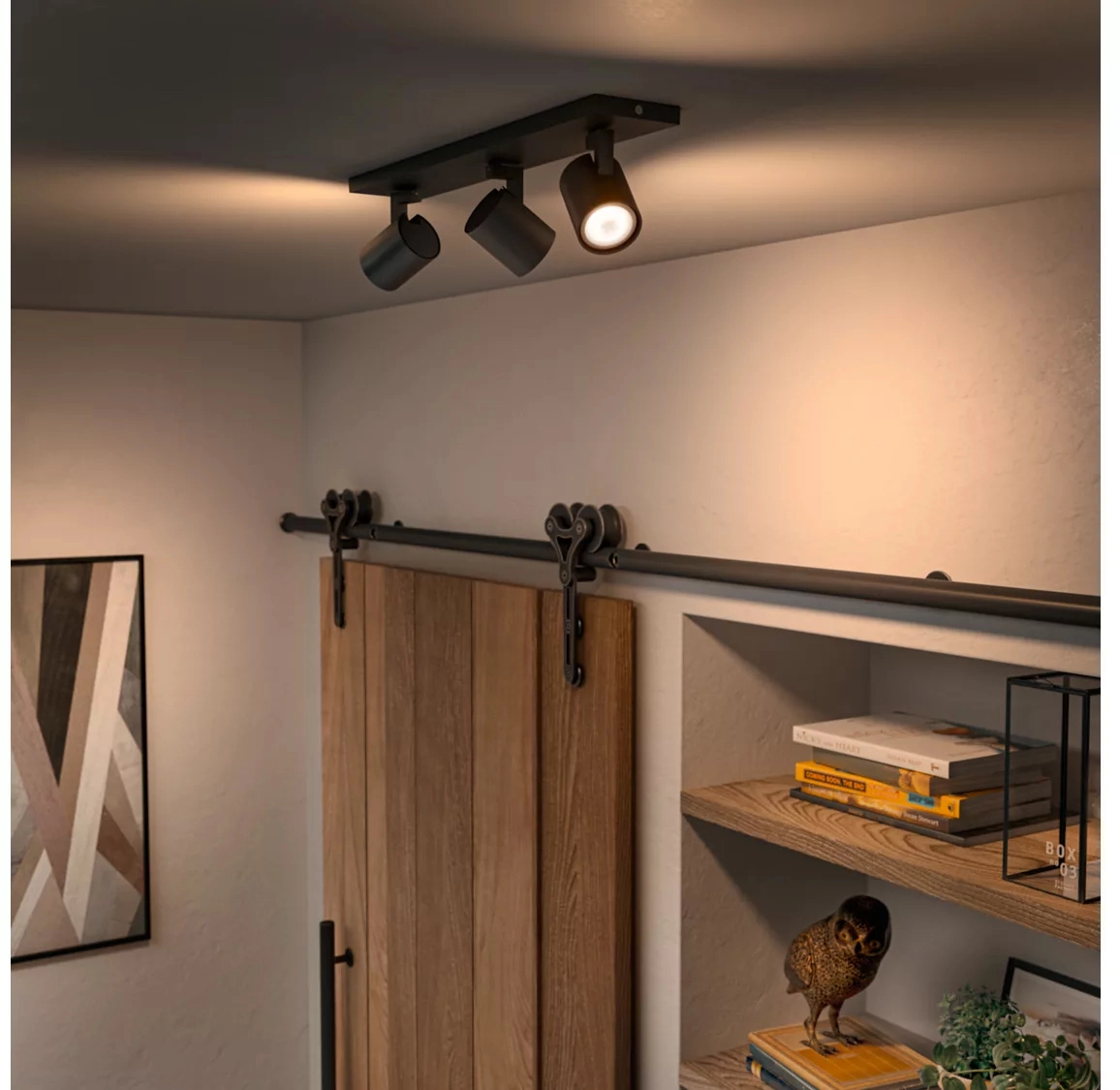 Oświetlenie punktowe Philips Hue White Ambiance Potrójne Runner Czarny