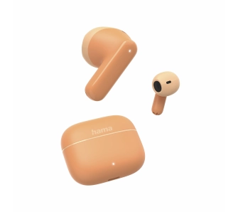 Słuchawki bezprzewodowe Hama TWS Freedom Light II Douszne Bluetooth 5.3 Pomarańczowy