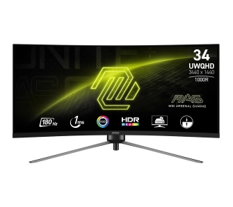 Monitor MSI MAG 345CQR 34" UWQHD VA 180Hz 1ms MPRT Zakrzywiony Gamingowy