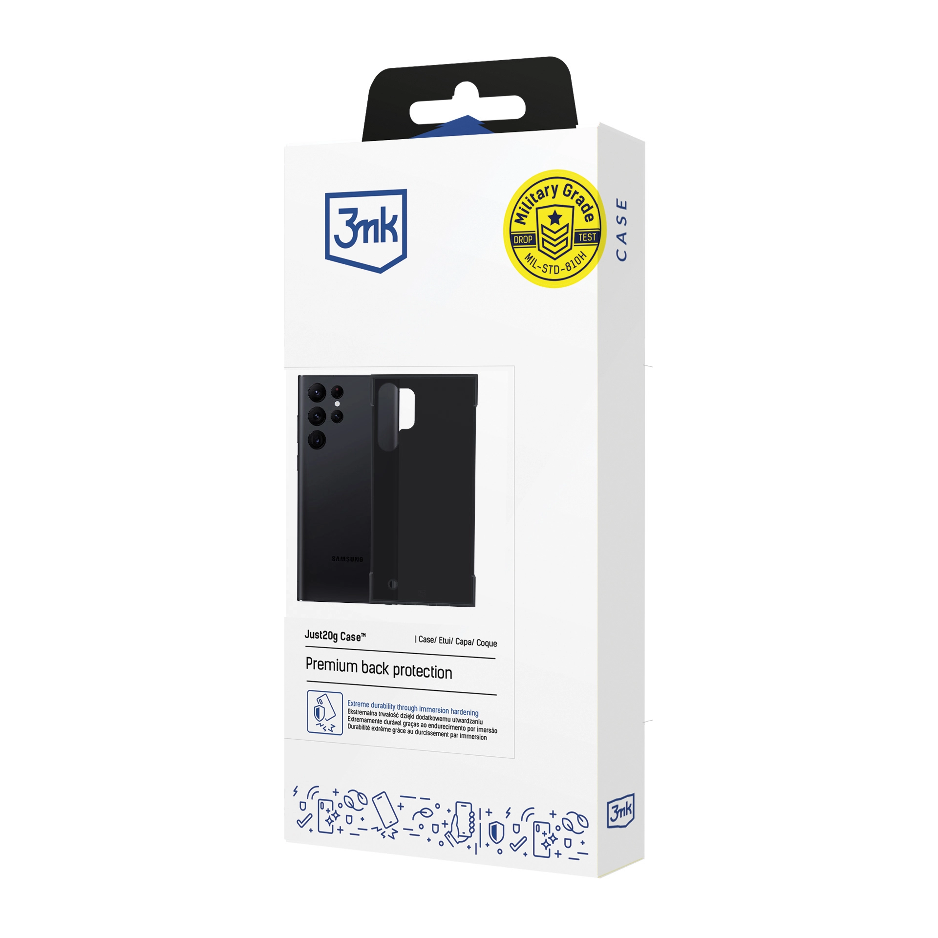 Etui 3mk Just20g Matt Case do Galaxy S24 Plus Czarny