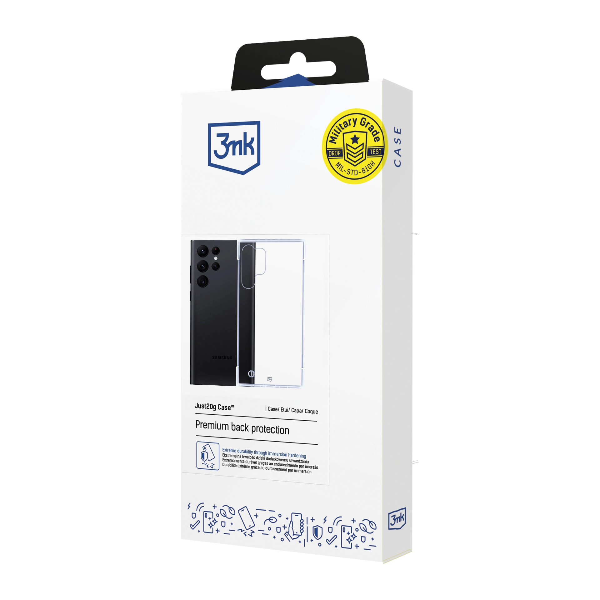 Etui 3mk Just20g Clear Case do Galaxy S24 Plus Przezroczysty