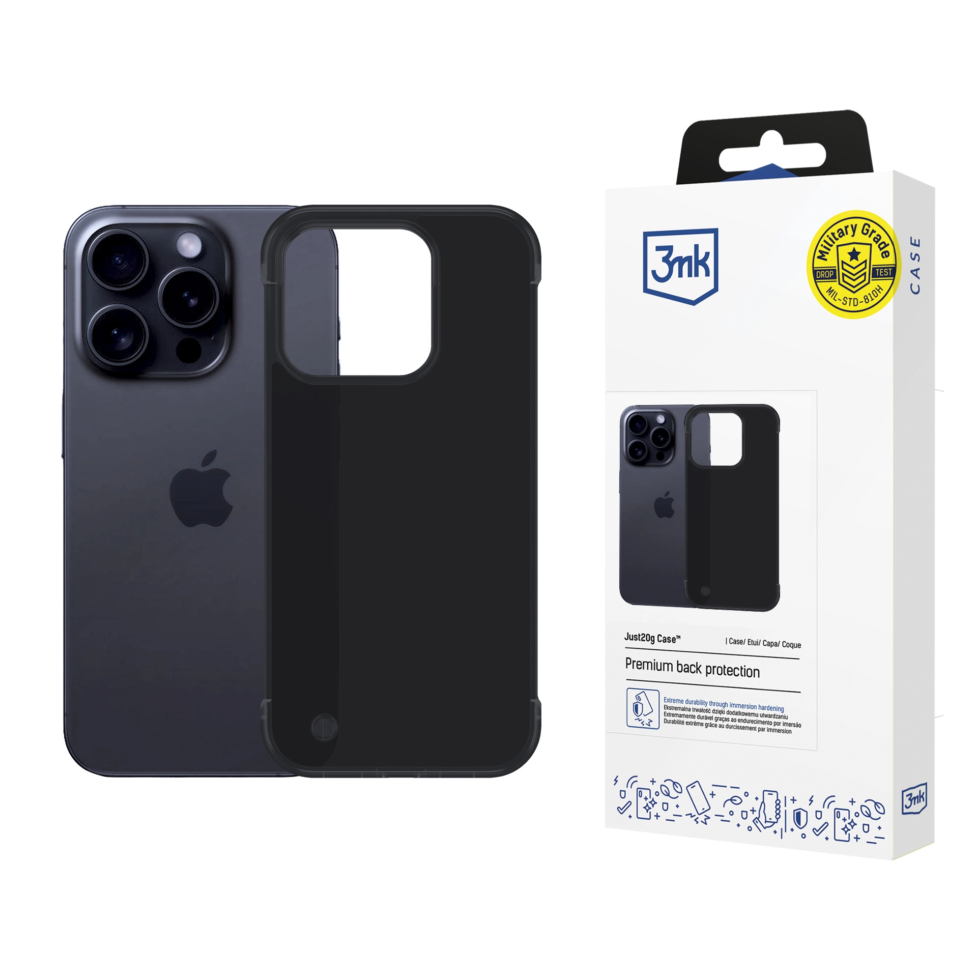 Etui 3mk Just20g Matt Case do iPhone 14 Pro Max Czarny
