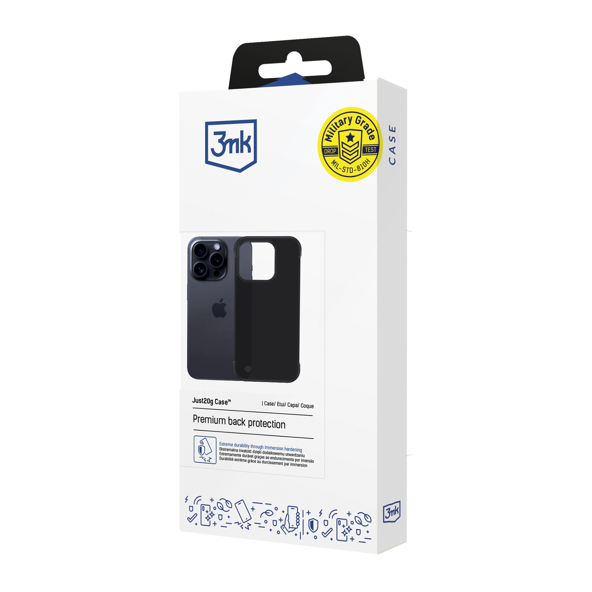 Etui 3mk Just20g Matt Case do iPhone 14 Pro Max Czarny