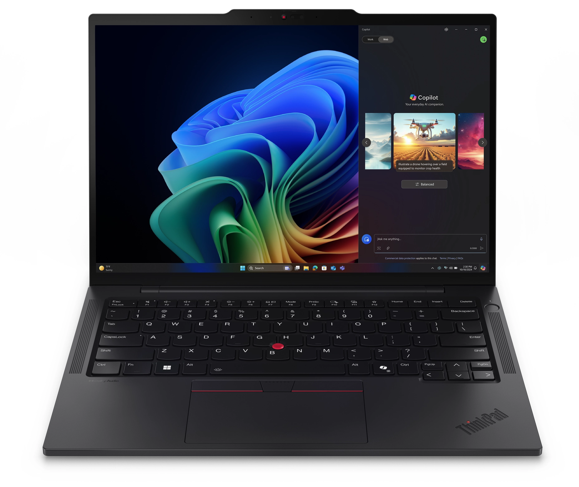 Lenovo ThinkPad T14s Gen 6 14" Ryzen AI 7 Pro 360 32GB RAM 512GB Dysk SSD Win11 Pro Czarny Funkcje AI