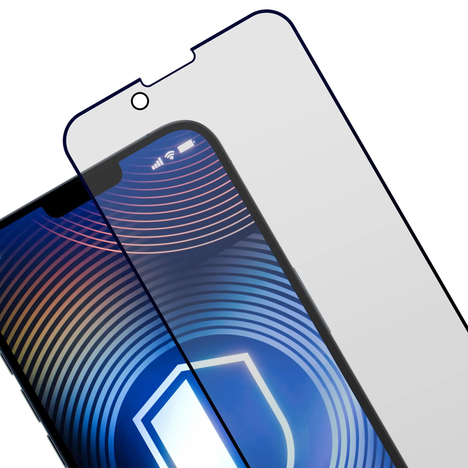 Szkło hartowane 3mk Hardglass Matt Max Privacy do iPhone 13/13Pro/14/SE4/16E