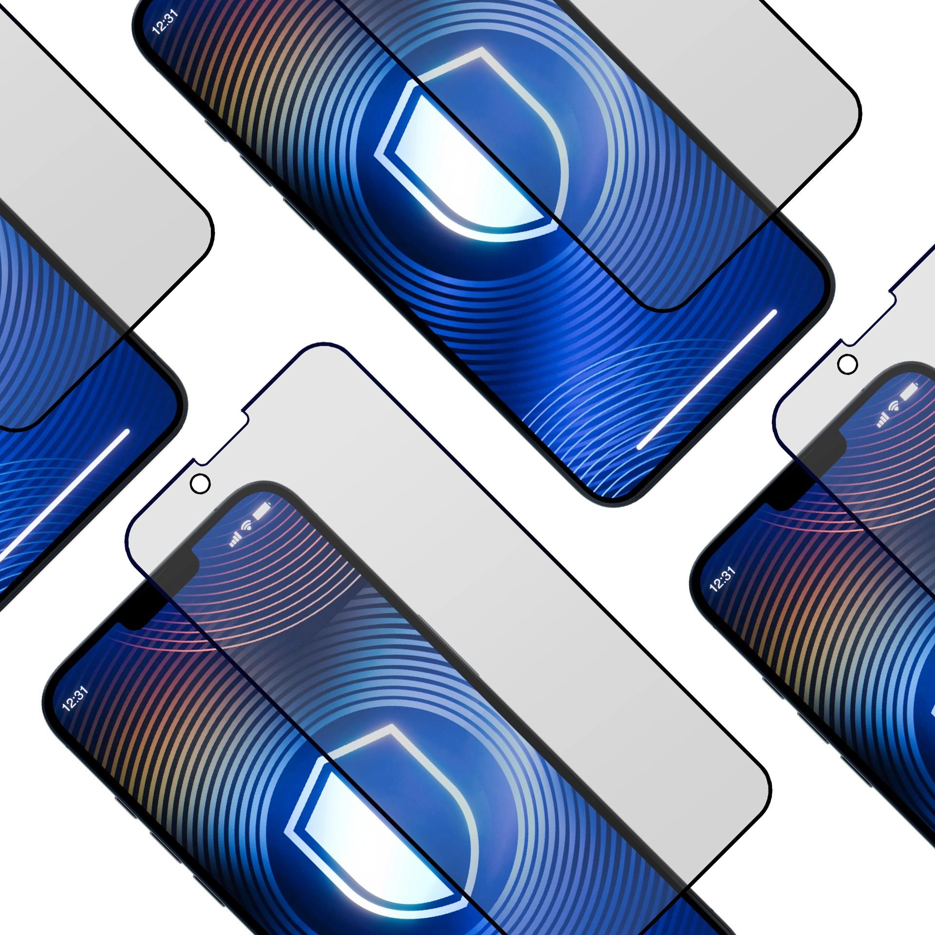 Szkło hartowane 3mk Hardglass Matt Max Privacy do iPhone 13/13Pro/14/SE4/16E