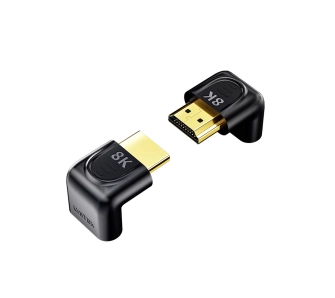 Adapter kątowy Unitek A1046ABK03 Kątowy 8K HDMI 90 i 270 stopni