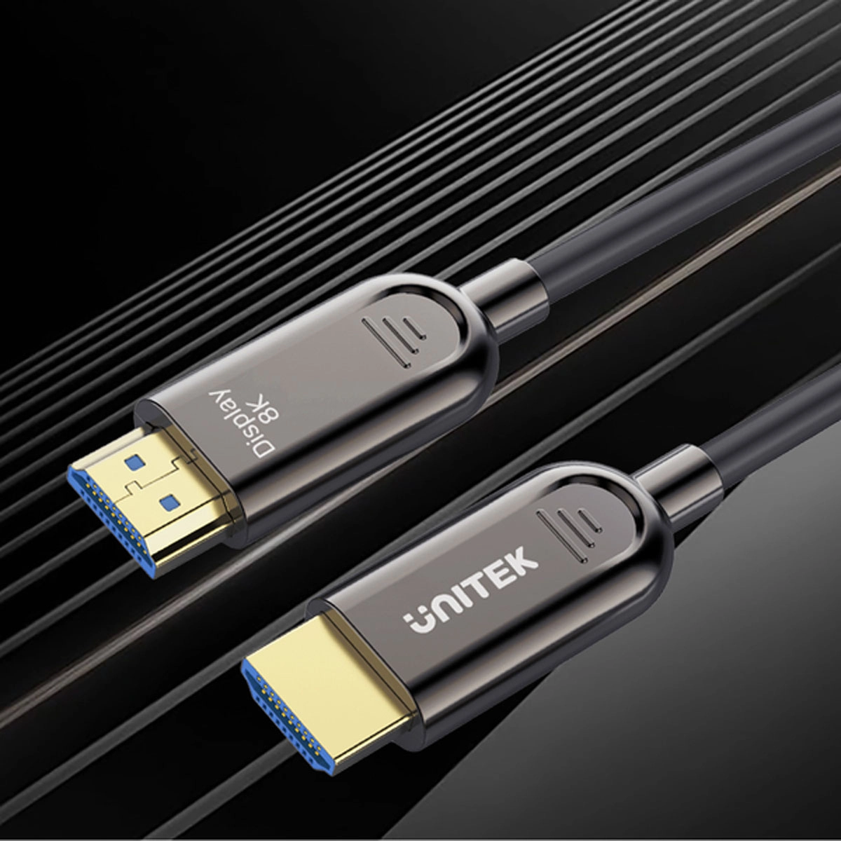 Kabel optyczny HDMI Unitek C11085GY03-5M HDMI 2.1 AOC 8K 120Hz 5m