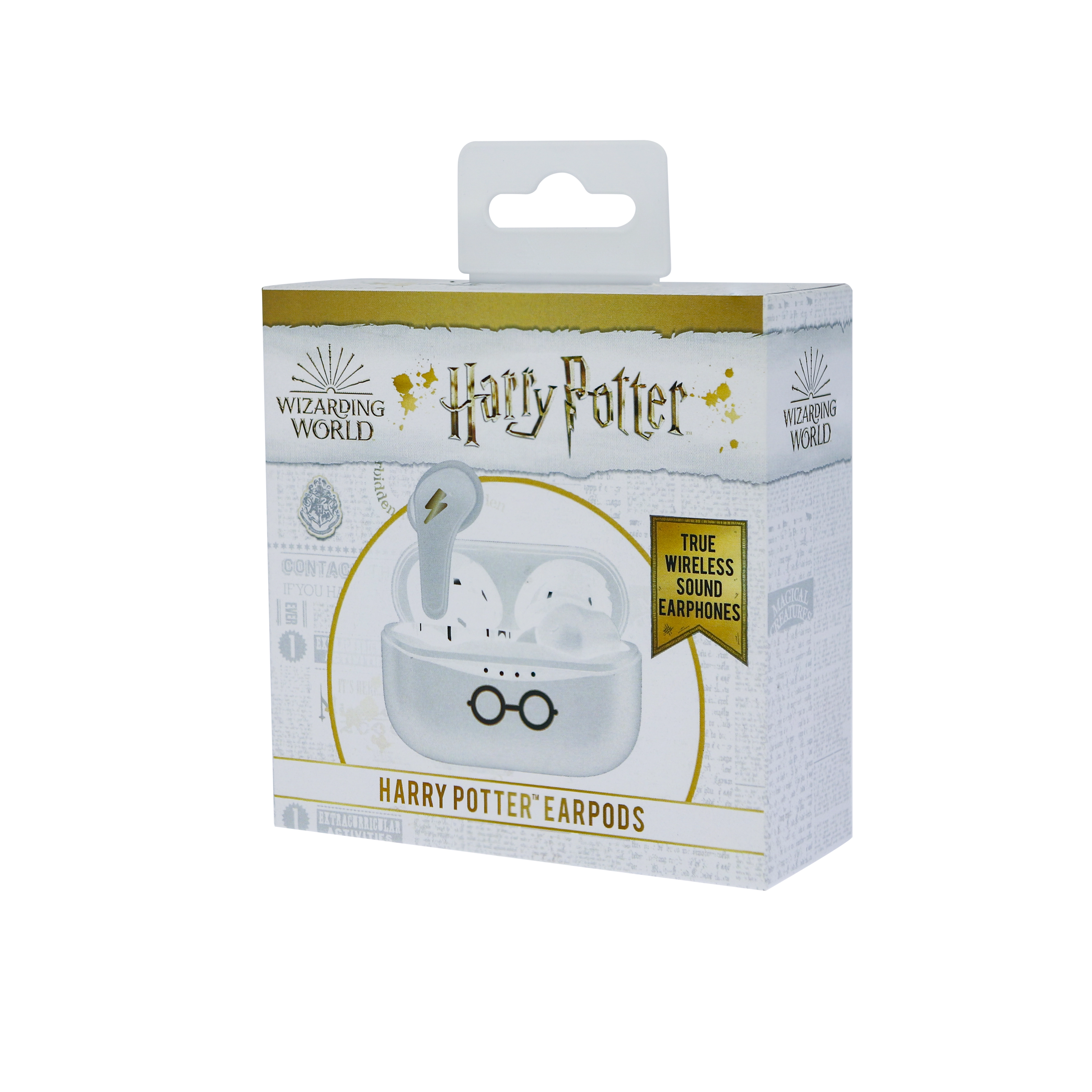 Słuchawki bezprzewodowe OTL Technologies Harry Potter TWS Earphones Dla Dzieci Dokanałowe Bluetooth 5.3 Biały