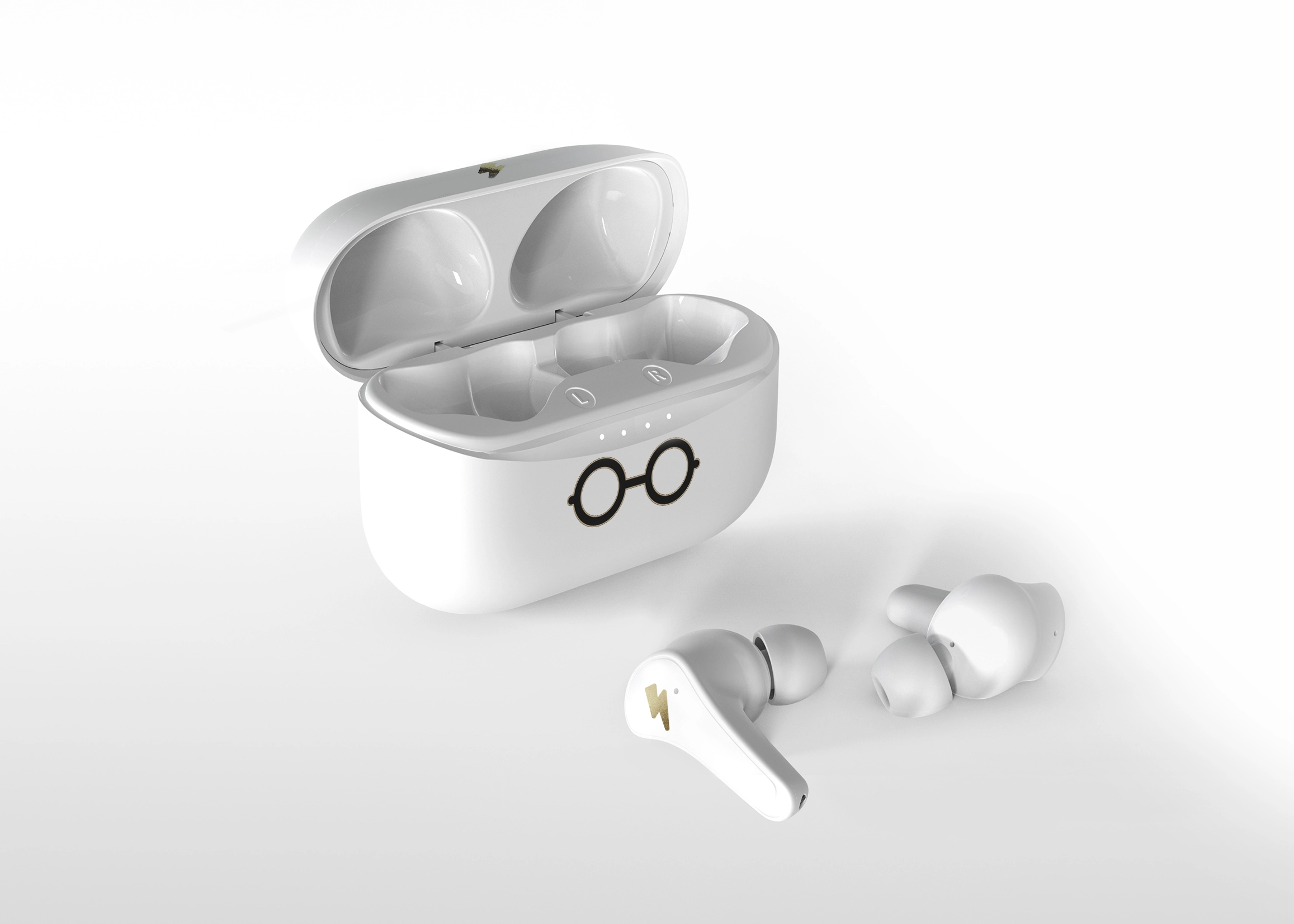 Słuchawki bezprzewodowe OTL Technologies Harry Potter TWS Earphones Dla Dzieci Dokanałowe Bluetooth 5.3 Biały