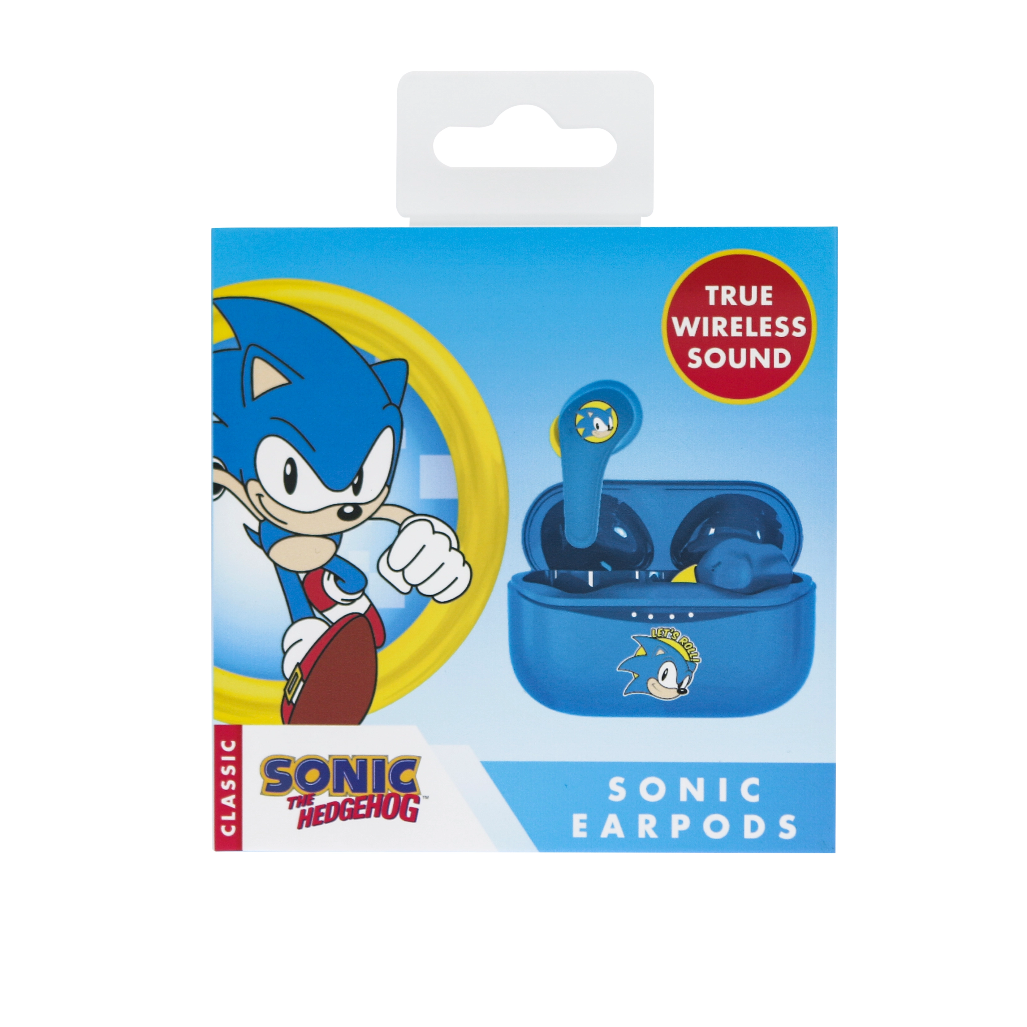 Słuchawki bezprzewodowe OTL Technologies Sonic The Hedgehog TWS Earphones Dla Dzieci Dokanałowe Bluetooth 5.3 Niebieski