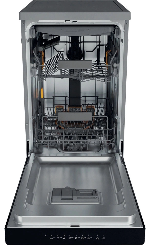 Zmywarka Whirlpool WH6FC11BS7A0X 45cm Automatyczne otwieranie drzwi Szuflada na sztućce
