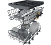 Zmywarka Whirlpool WH6FC11BS7A0X 45cm Automatyczne otwieranie drzwi Szuflada na sztućce