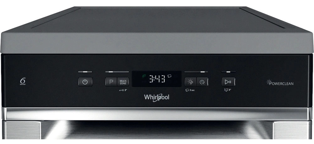 Zmywarka Whirlpool WH6FC11BS7A0X 45cm Automatyczne otwieranie drzwi Szuflada na sztućce