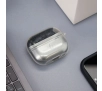Etui na słuchawki Bizon Elastyczne z karabińczykiem do Samsung Galaxy Buds 3/3 Pro Przezroczysto-brokatowy