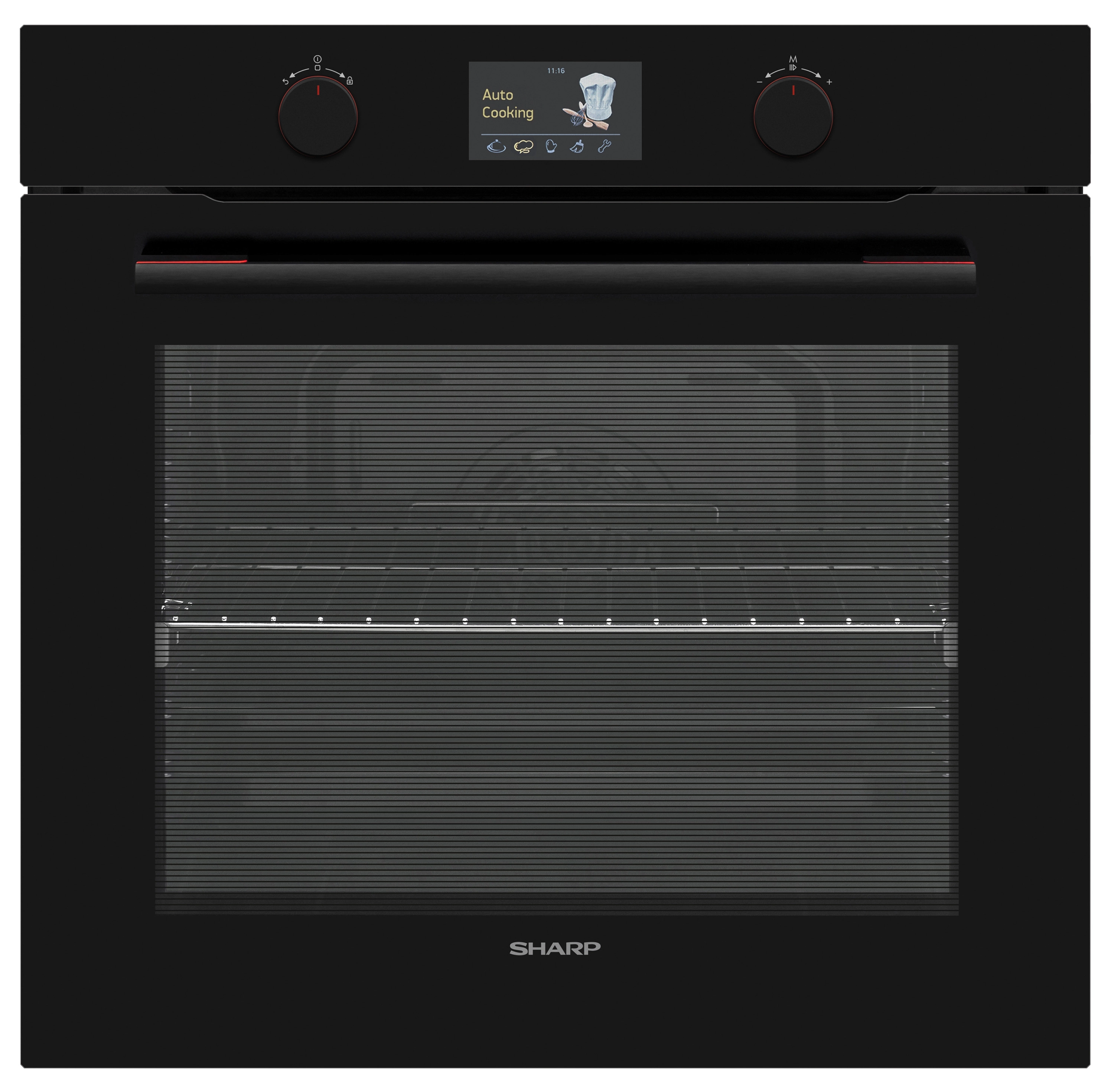 Piekarnik elektryczny Sharp KA-70S51BNM-EU Termoobieg Czarny