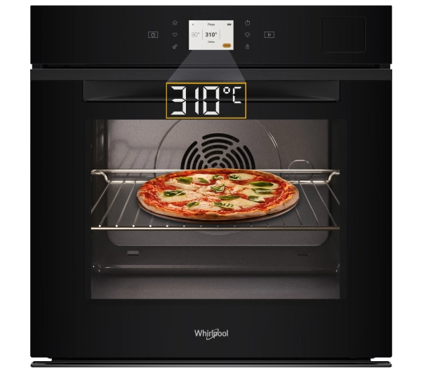 Whirlpool WOI11P8FHT2SBAF Pizza 310C Termoobieg Termosonda AirFry Zdalne sterowanie Czarny