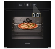 Whirlpool WOI5S8PPM1SBA Funkcje AI Pizza 310C Termoobieg Termosonda AirFry Czarny
