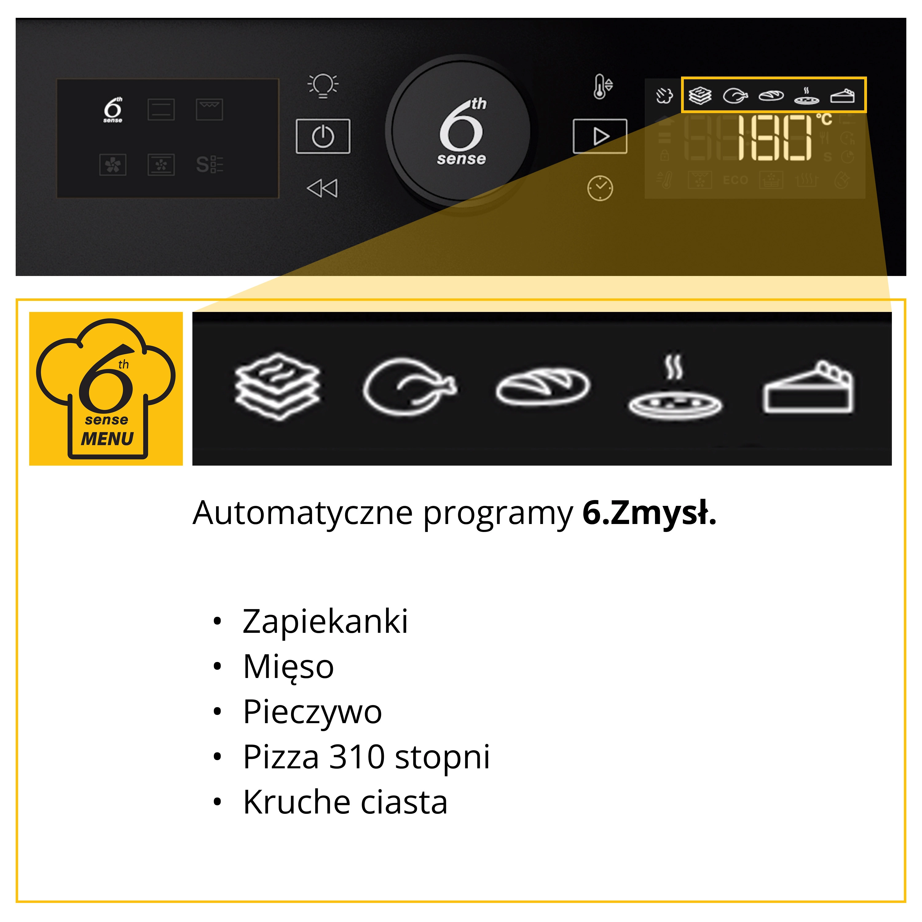 Piekarnik elektryczny Whirlpool WOI5S8PPM1SBA Pizza 310C Termoobieg Termosonda AirFry Czarny