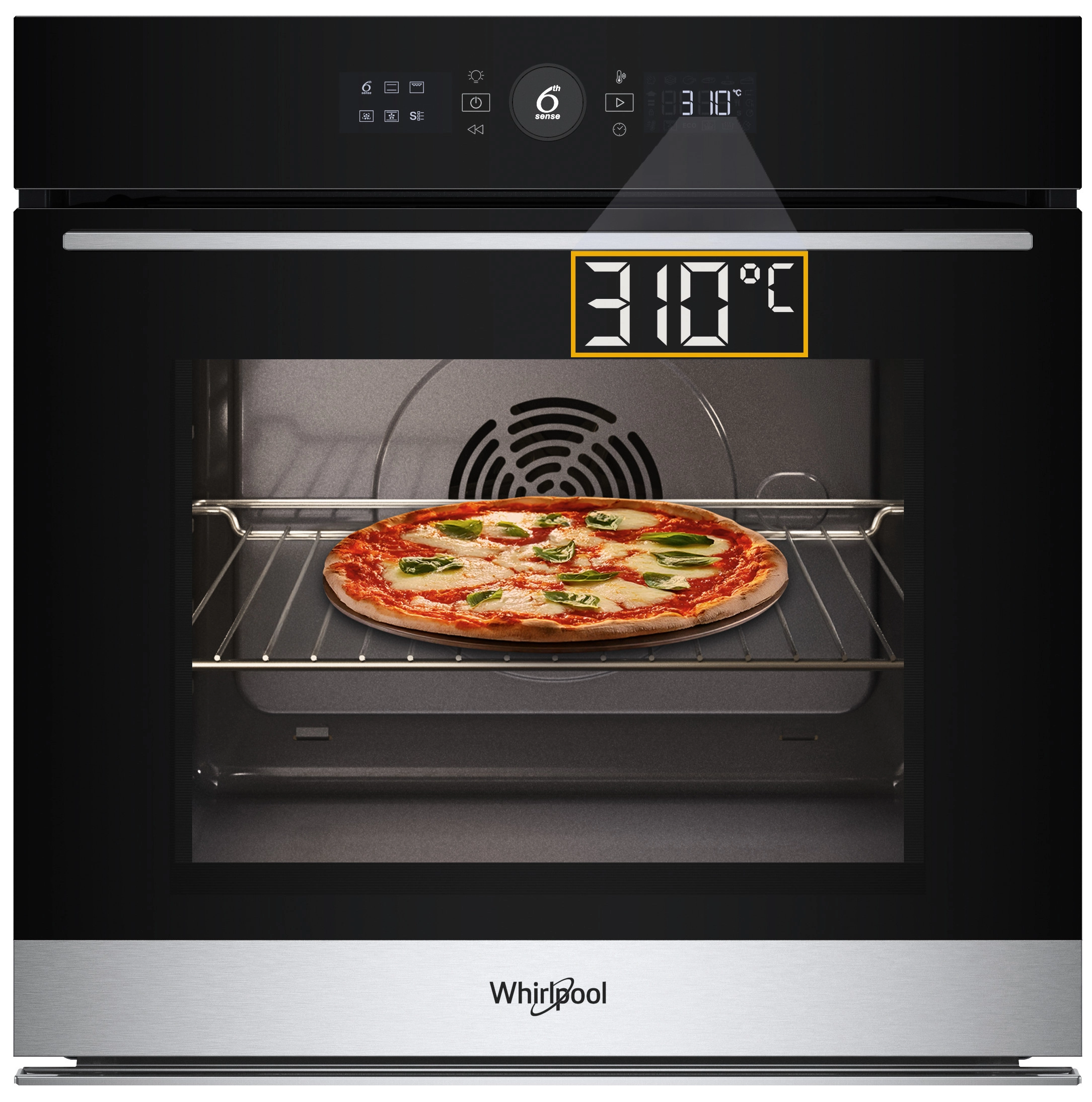 Whirlpool WOI5S8CM1SXA Pizza 310C Termoobieg AirFry Inox
