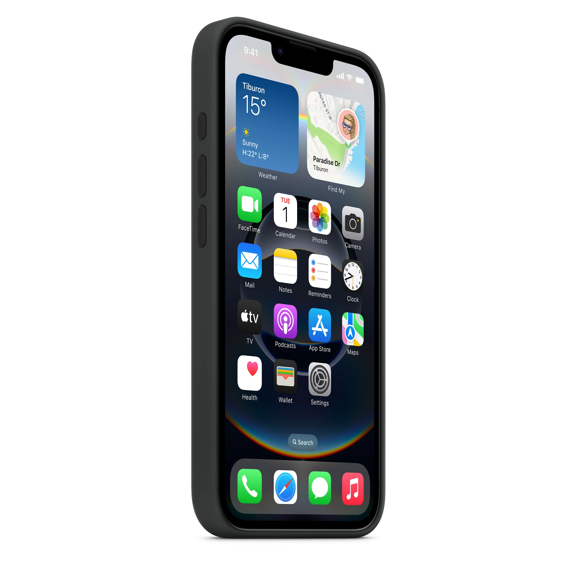 Etui Apple Silicone Case do iPhone 16e Czarny
