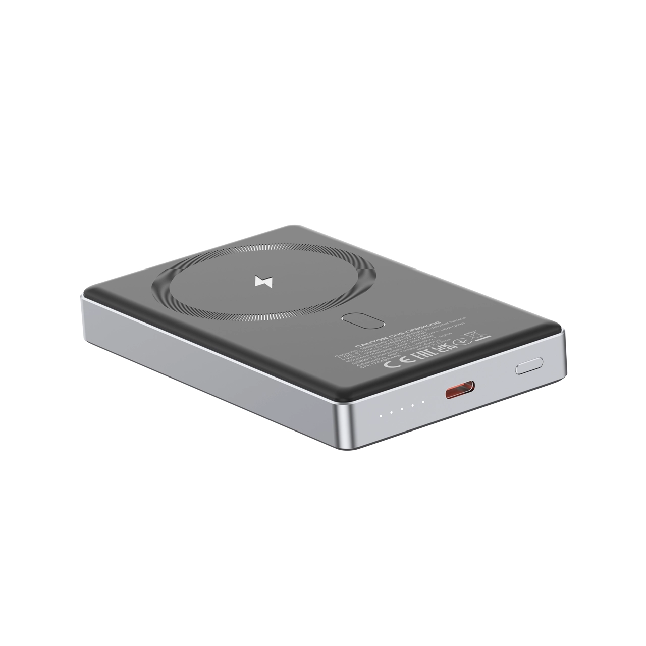 Powerbank Canyon OnPower 510 Magsafe 10000mAh PD 20W Grafitowy