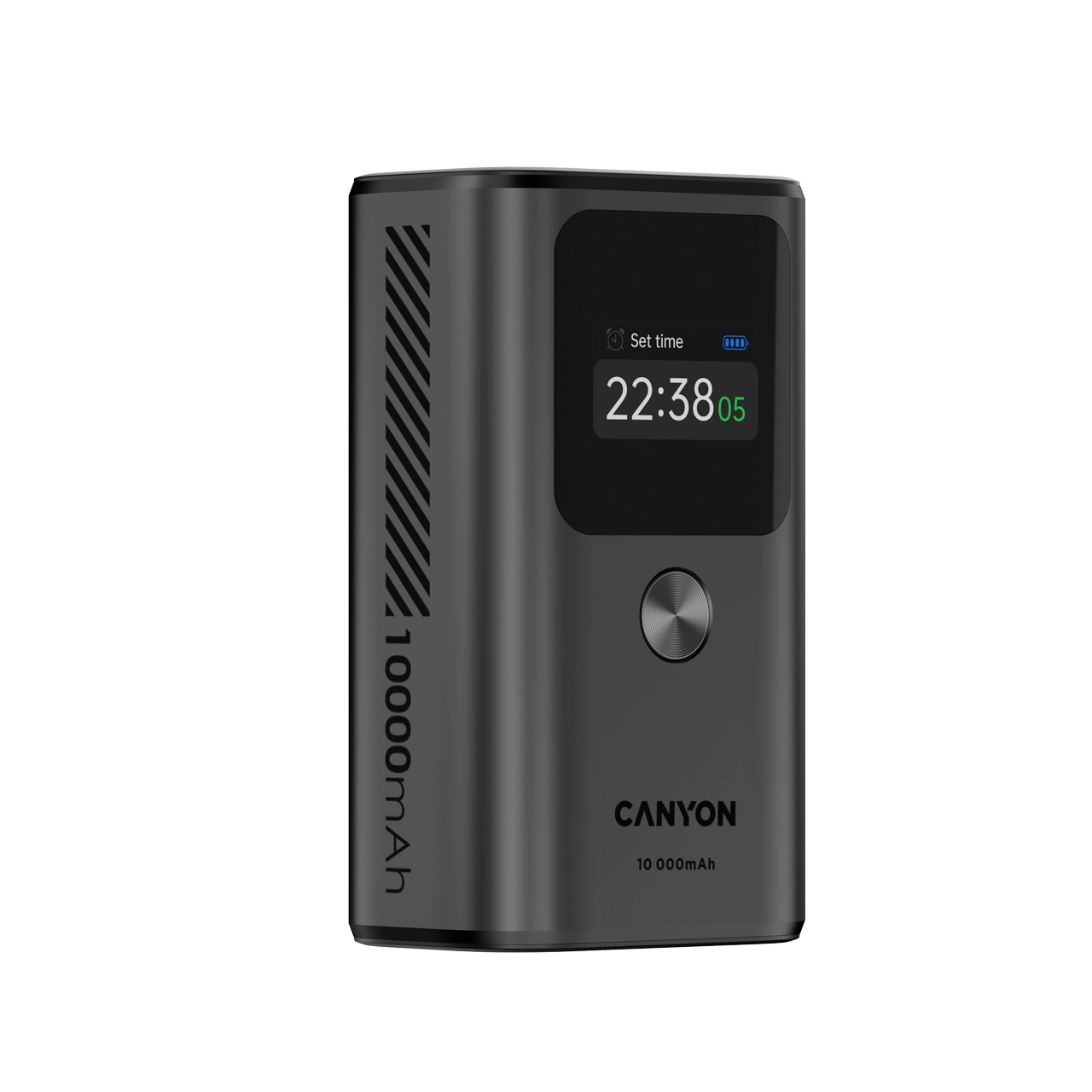 Powerbank Canyon OnPower 130 TFT 10000mAh PD 30W Grafitowy