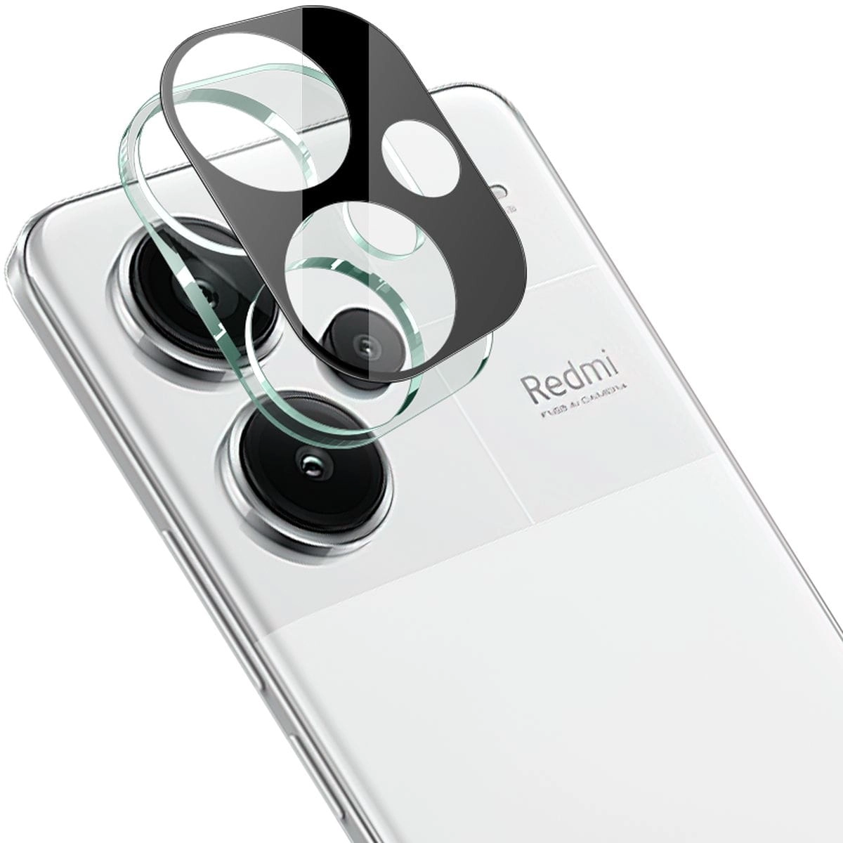 Zestaw ochronny Bizon 2x szkło + szybka na aparat do Xiaomi Redmi Note 13 Pro+ 5G czarne
