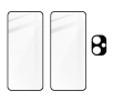 Zestaw ochronny Bizon 2x szkło + szybka na aparat do Xiaomi Redmi Note 13 Pro+ 5G czarne