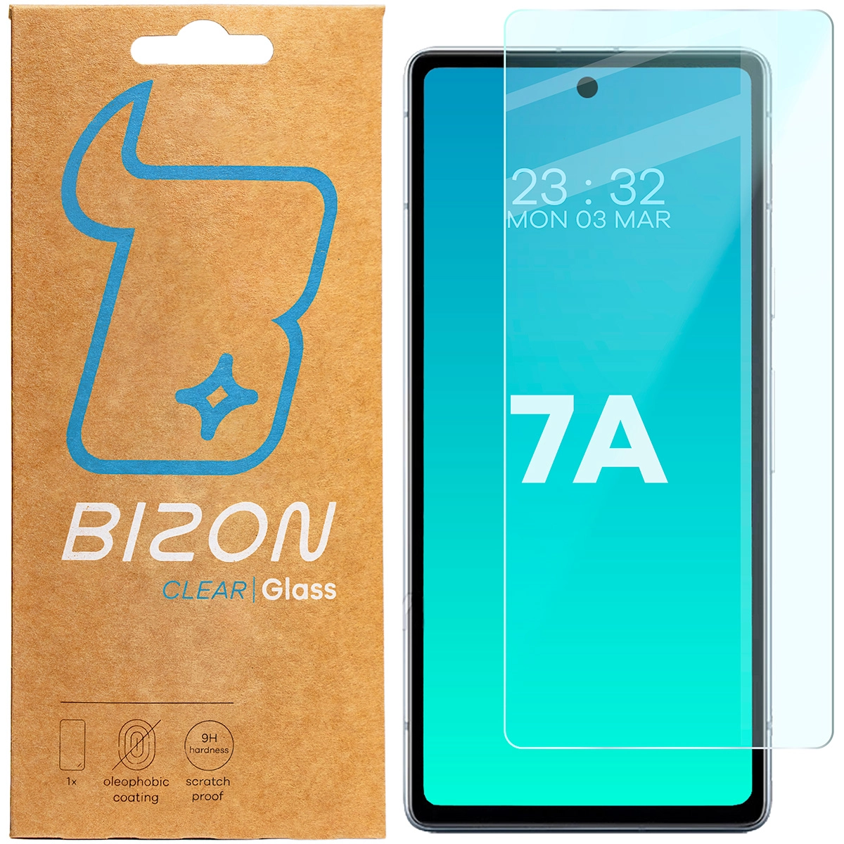 Szkło hartowane Bizon Clear 2 do Google Pixel 7A