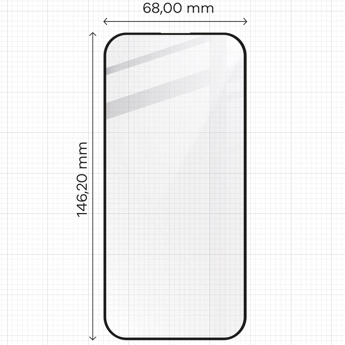 Szkło hartowane Bizon pełne Edge 2 do iPhone 16 Pro