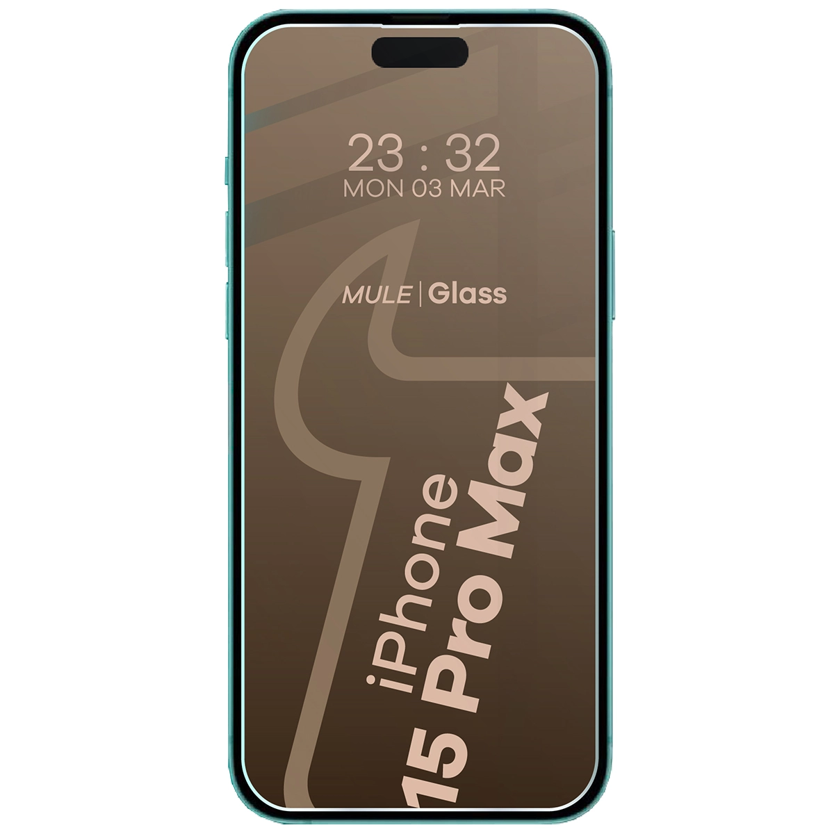 Szkło hybrydowe Bizon elastyczne Mule do iPhone 15 Pro Max