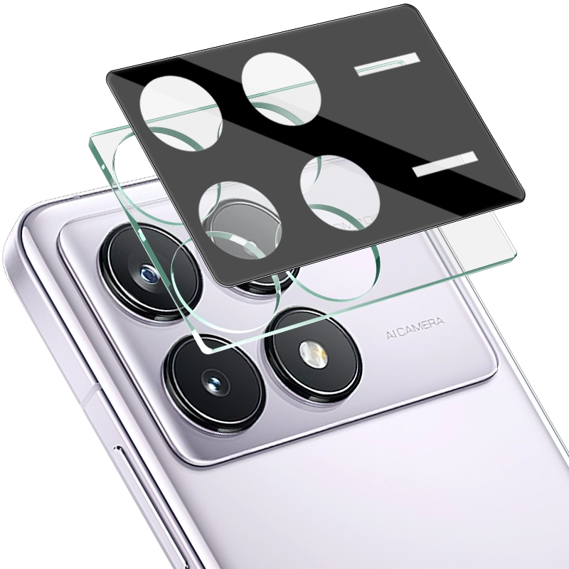 Szkło ochronne Bizon na aparat Lens do Xiaomi Poco X6 Pro/Poco F6 Pro 2 sztuki
