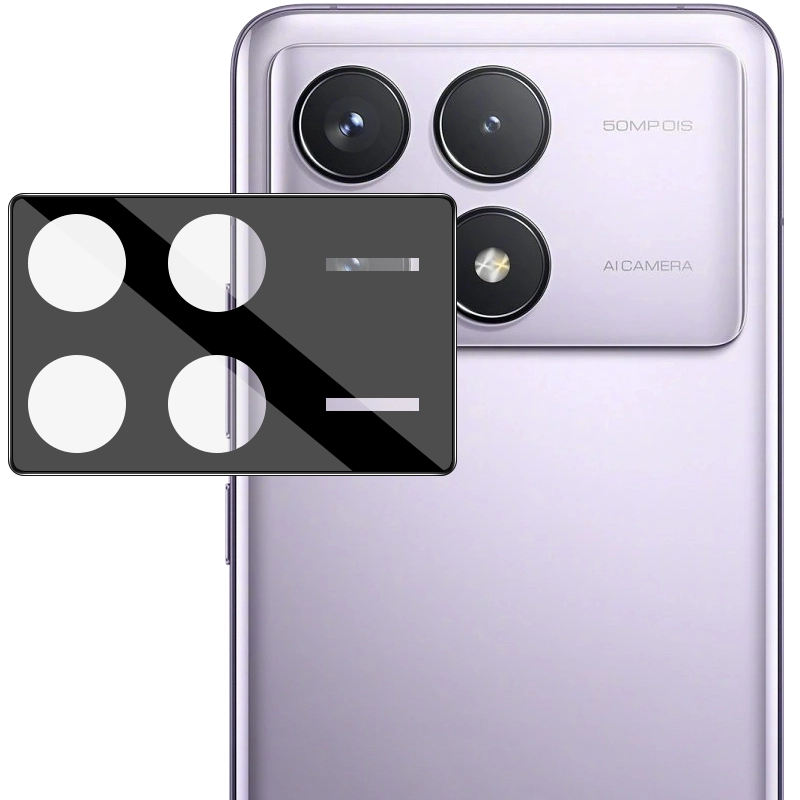Szkło ochronne Bizon na aparat Lens do Xiaomi Poco X6 Pro/Poco F6 Pro 2 sztuki