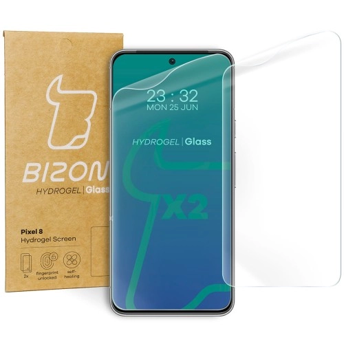 Folia hydrożelowa Bizon na ekran Hydrogel do Pixel 8 2 sztuki