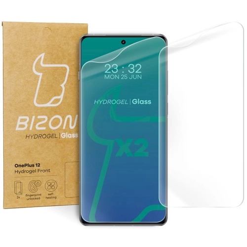 Folia hydrożelowa Bizon na ekran Hydrogel Front do OnePlus 12 2 sztuki