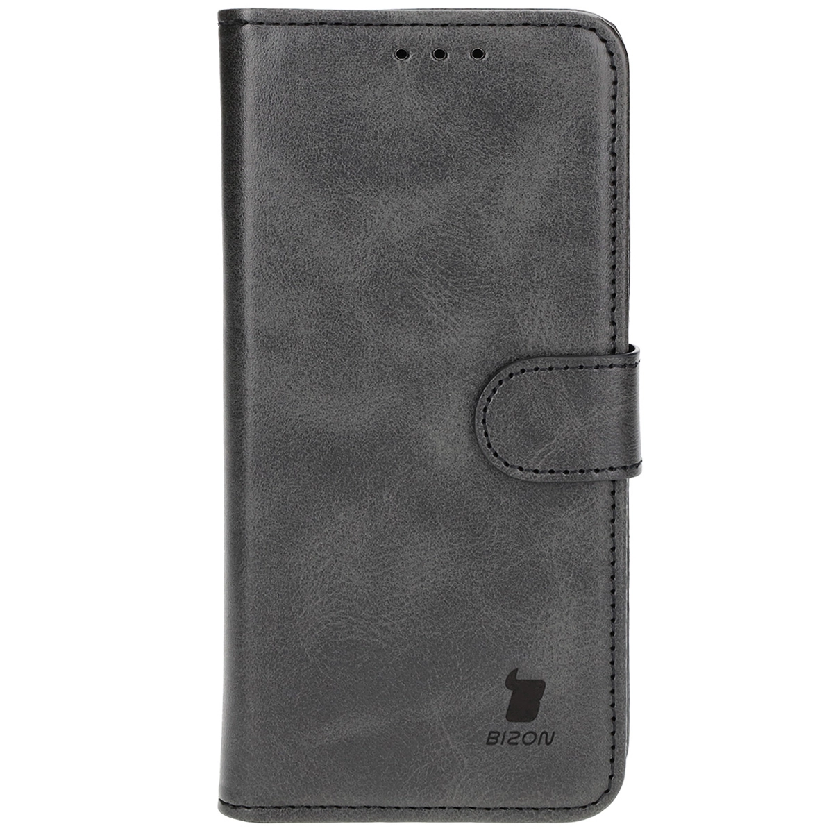 Etui Bizon z klapką Pocket do Google Pixel 8a Czarny
