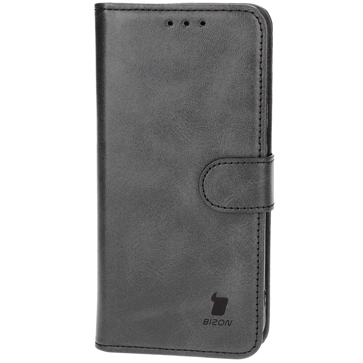 Etui Bizon z klapką Pocket do Google Pixel 8a Czarny