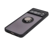 Etui Bizon z uchwytem na palec Hybrid Ring do Google Pixel 8 Pro Przydymione z czarną ramką