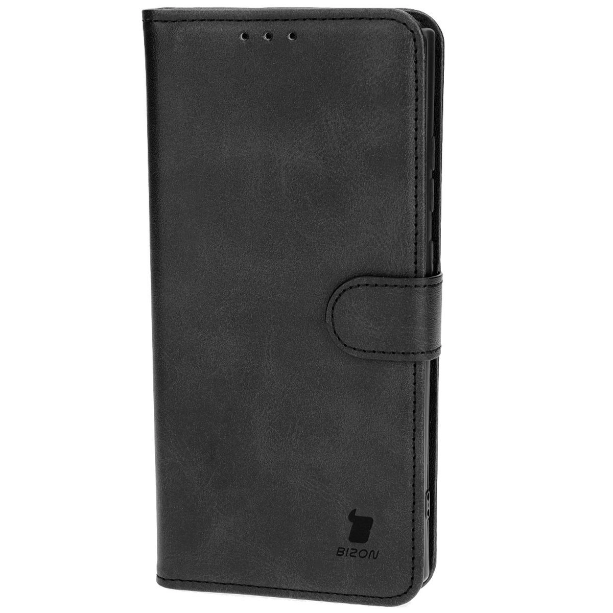 Etui Bizon z klapką Pocket do Galaxy S24 Ultra Czarny