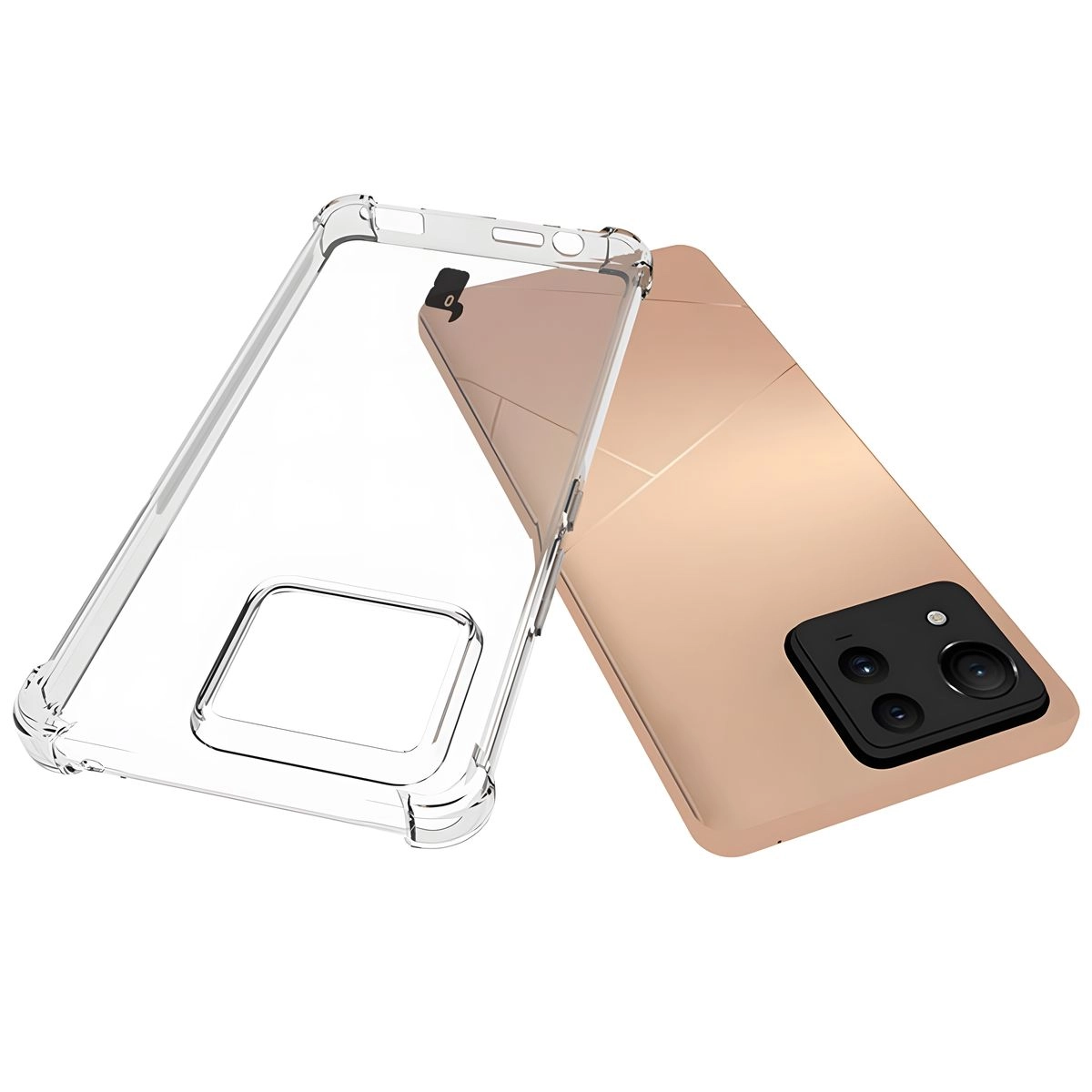 Etui Bizon Elastyczne Salpa do Asus Zenfone 11 Ultra Przezroczysty