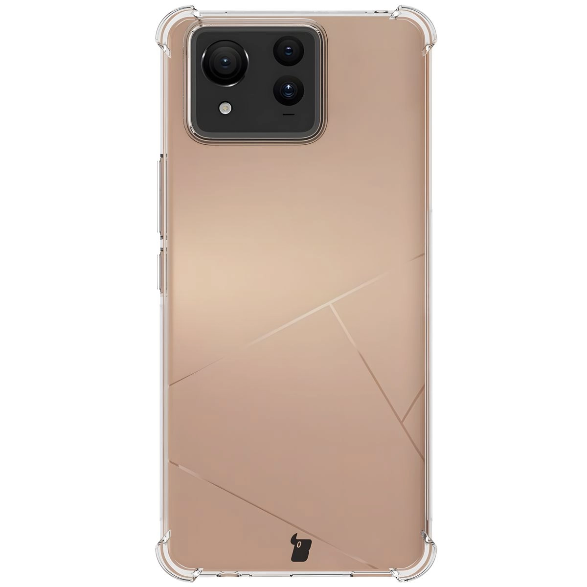 Etui Bizon Elastyczne Salpa do Asus Zenfone 11 Ultra Przezroczysty