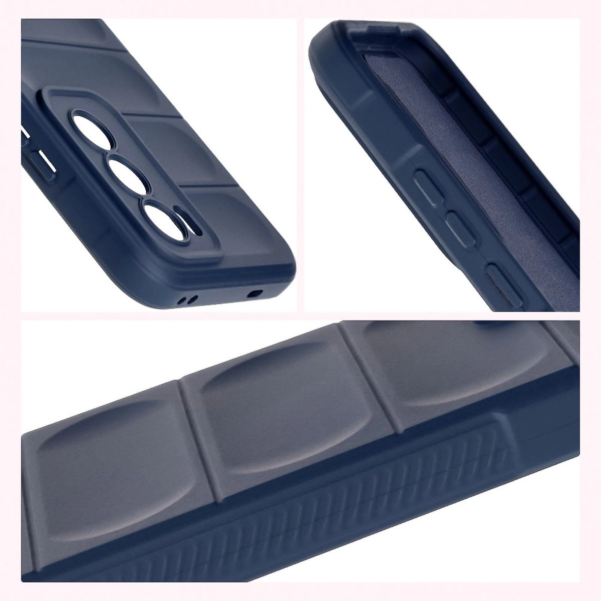Etui Bizon Tur do Oppo Reno 12 Pro Dark Blue