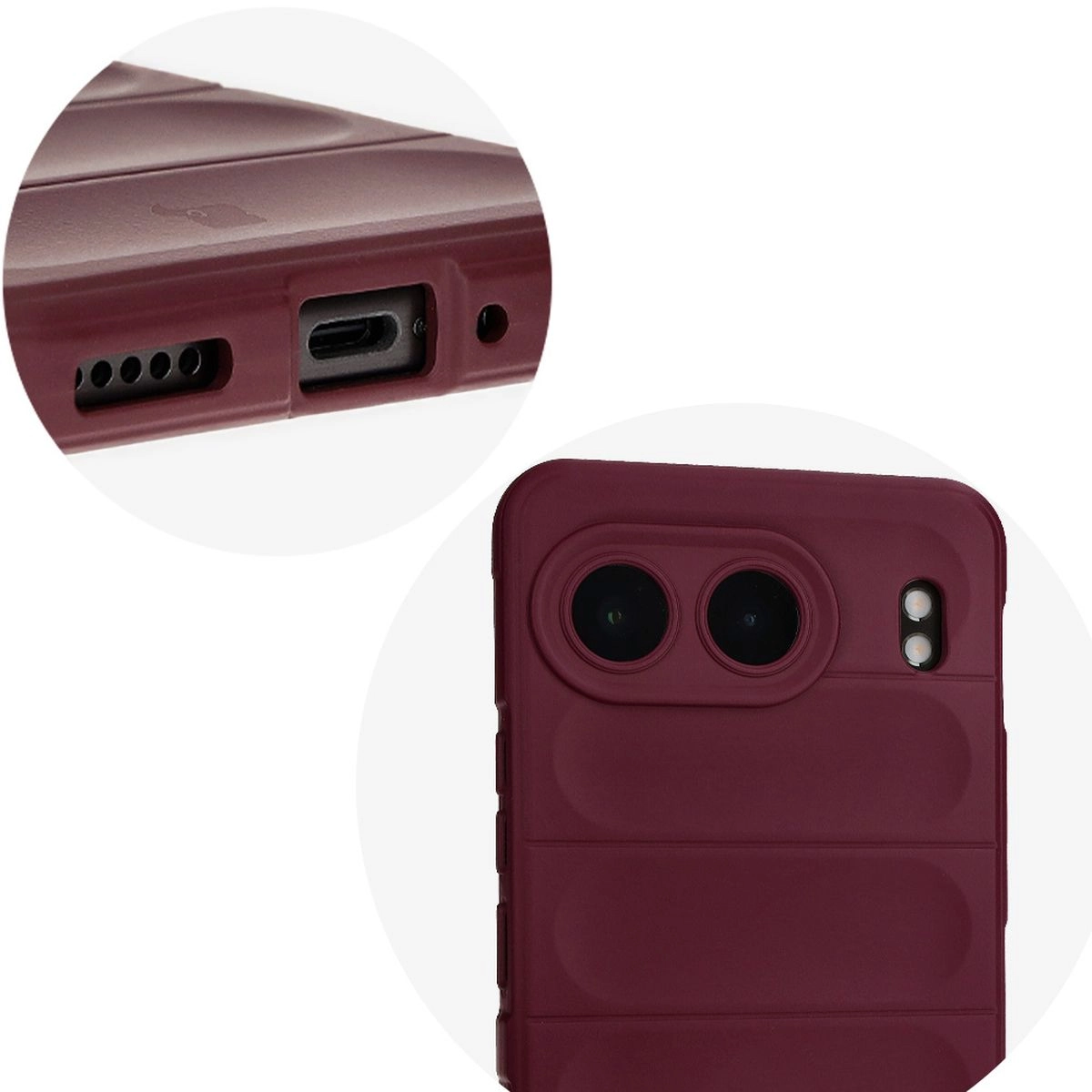 Etui Bizon Tur do OnePlus Nord 4 Dark Purple