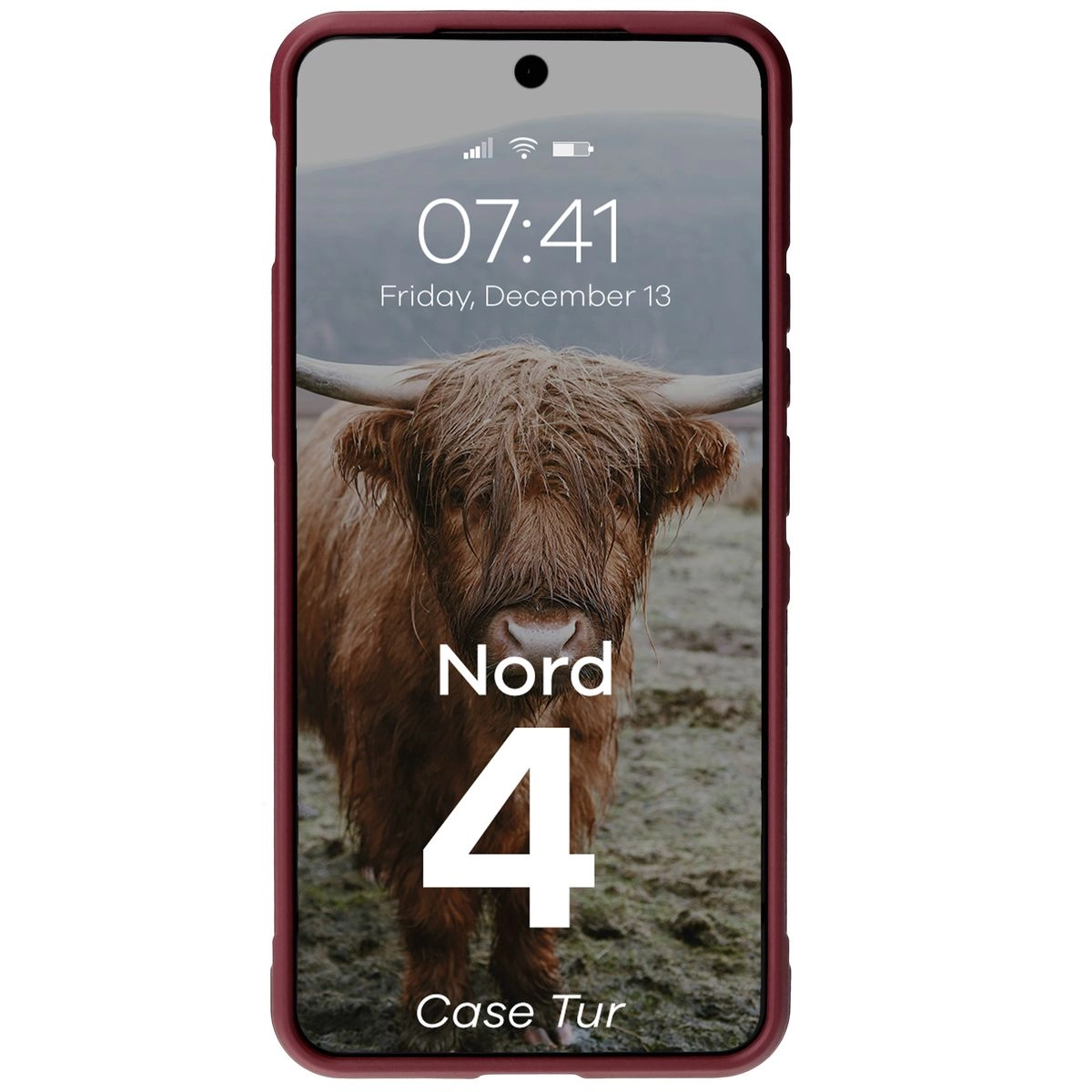 Etui Bizon Tur do OnePlus Nord 4 Dark Purple