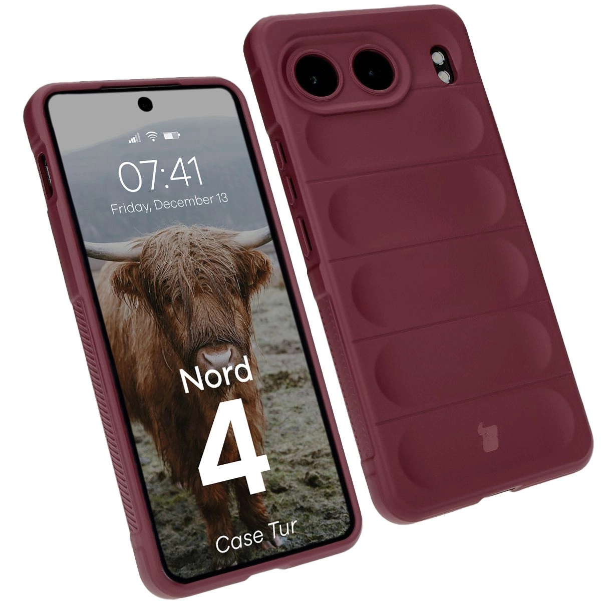 Etui Bizon Tur do OnePlus Nord 4 Dark Purple