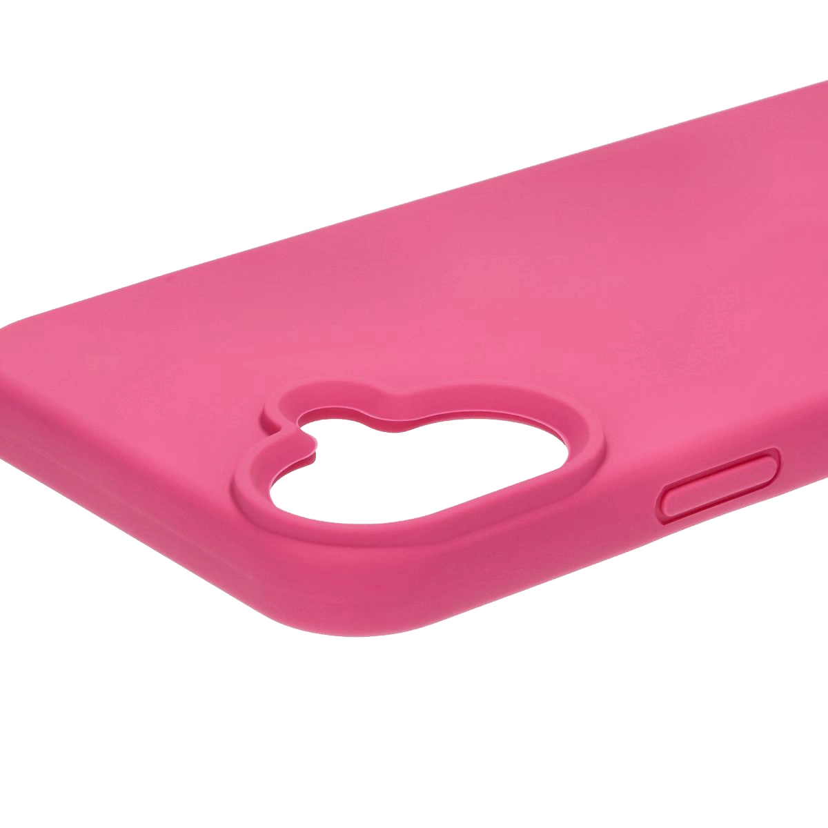Etui Bizon Silikonowe Soft do iPhone 16 Plus Fuksja