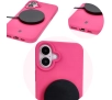 Etui Bizon Silikonowe Soft do iPhone 16 Plus Fuksja